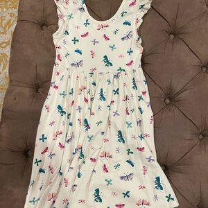 Charming Butterfly Print Kids Dress